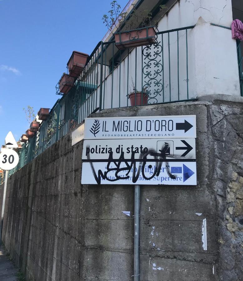 B&B Il Miglio D'Oro Ercolano Dış mekan fotoğraf